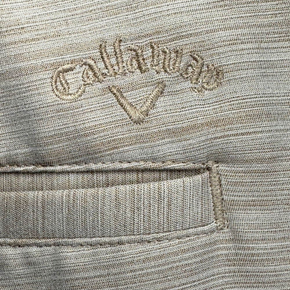 Callaway Opti-Dri Golf Shorts 2-Pack Tan Gray Mens 36 Performance Stretch Active - Picture 8 of 15
